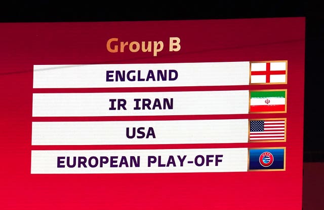 The full World Cup draw