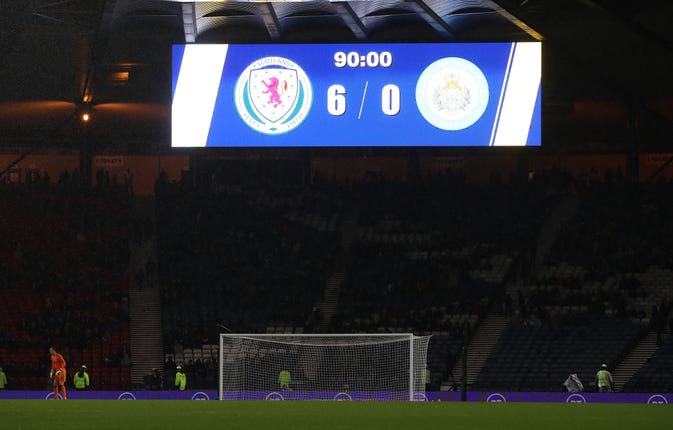 Scotland ran riot at Hampden
