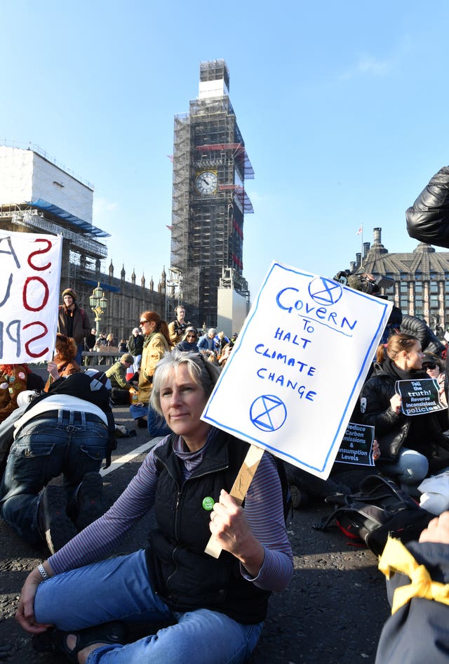 Rebellion Day environmental protest