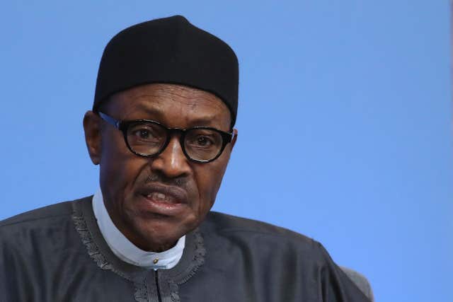 Nigerian President Muhammadu Buhari (Dan Kitwood/PA)