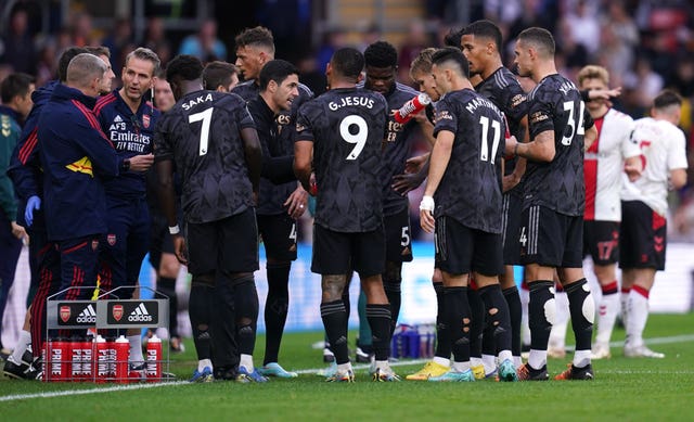 Arsenal celebrate