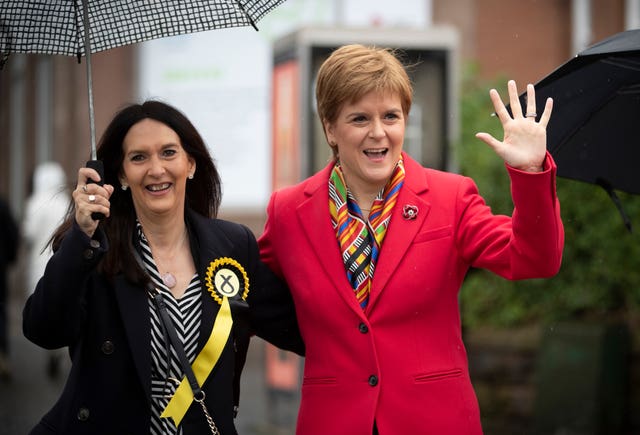 Margaret Ferrier and Nicola Sturgeon