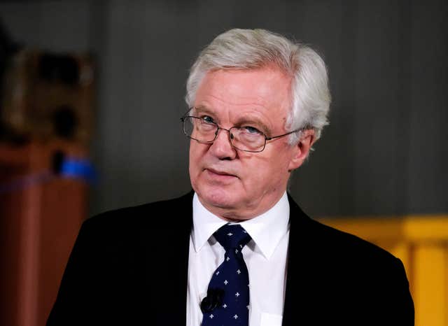 David Davis said Jeremy Corbyn's plans breached the promises he made at the general election (Ian Forsyth/PA)