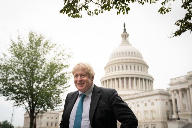 Boris Johnson visit to US