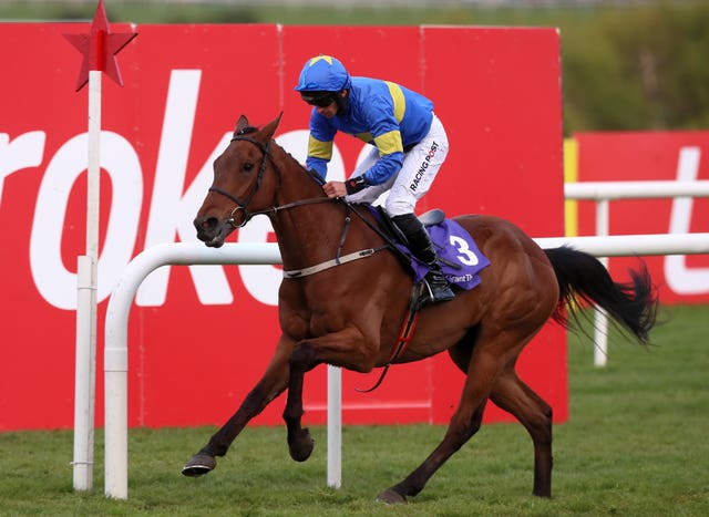 Patrick Mullins and Dysart Dynamo in action at Punchestown