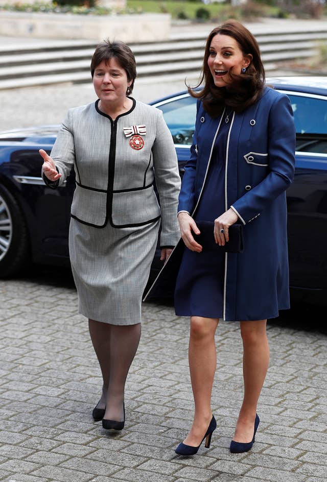 Duchess of Cambridge visits the RCOG and St Thomas' Hospital