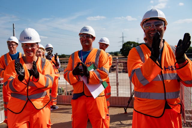 HS2 bridge installed