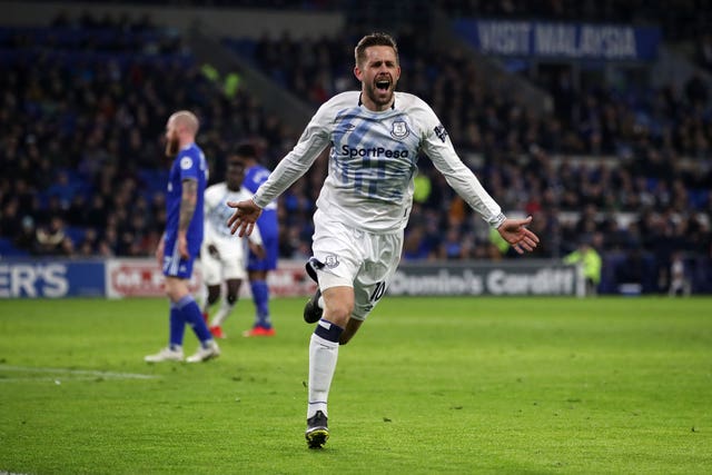 Gylfi Sigurdsson was on target twice for the visitors 