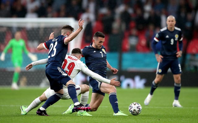 Scotland competed well at Wembley