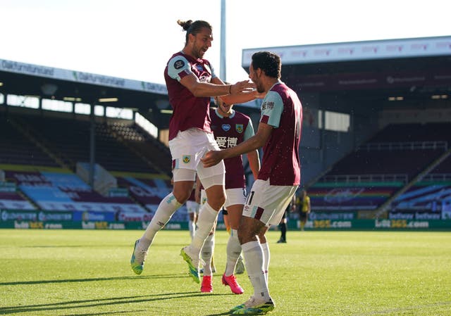 Jay Rodriguez netted Burnley's winner