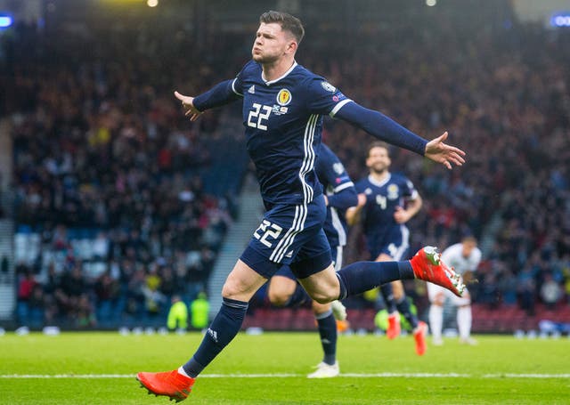 Burke is looking to feature for Scotland against Cyprus this weekend having scored the winner when the team's last met at Hampden (Jeff Holmes/PA)