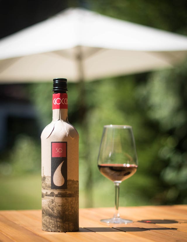 The Frugal wine bottle, from British packaging company Frugalpac