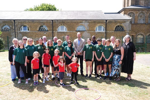 Royal visit to The London Welsh School