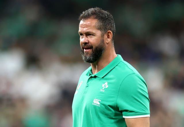 Ireland head coach Andy Farrell is preparing to face Scotland