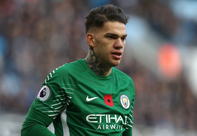 Goalkeeper Ederson could be rested (Martin Rickett/PA)