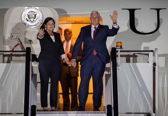 Mike and Karen Pence visit the UK