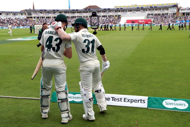 Cameron Bancroft and David Warner opened the series