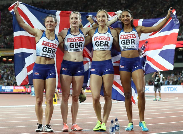 Nielsen was part of the Women's 4x400m who claimed silver at the 2017 IAAF World Championships
