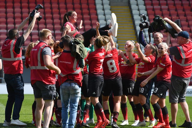Stoney guided Manchester United Women to the Championship title last season