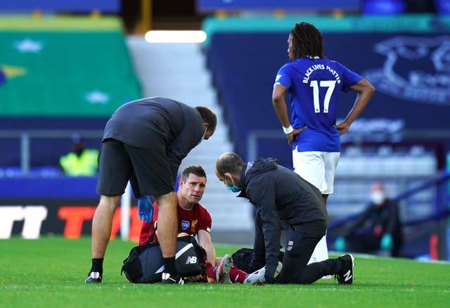 James Milner will miss the clash with Crystal Palace through injury