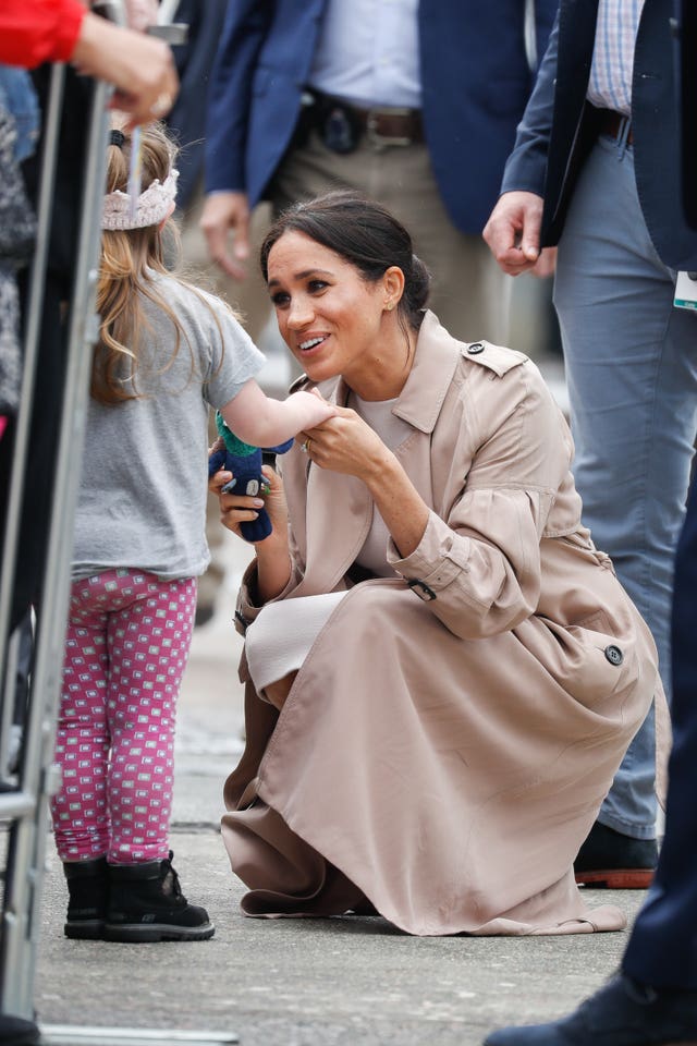 Meghan on a walkabout in Auckland
