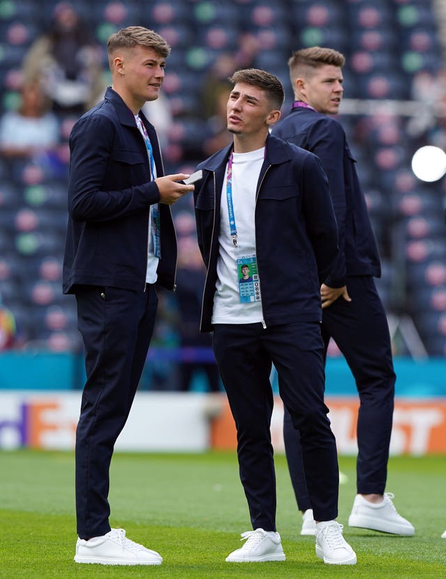 Scotland's Nathan Patterson (left) with Billy Gilmour were left on the bench at Hampden 