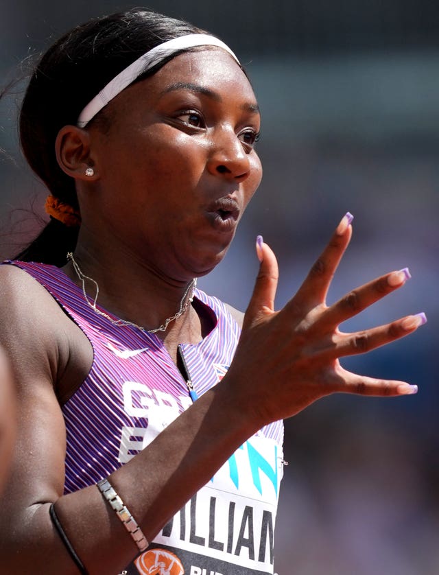 Great Britain’s Bianca Williams (Martin Rickett/PA)