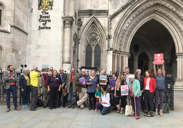 Anti-fracking campaigners