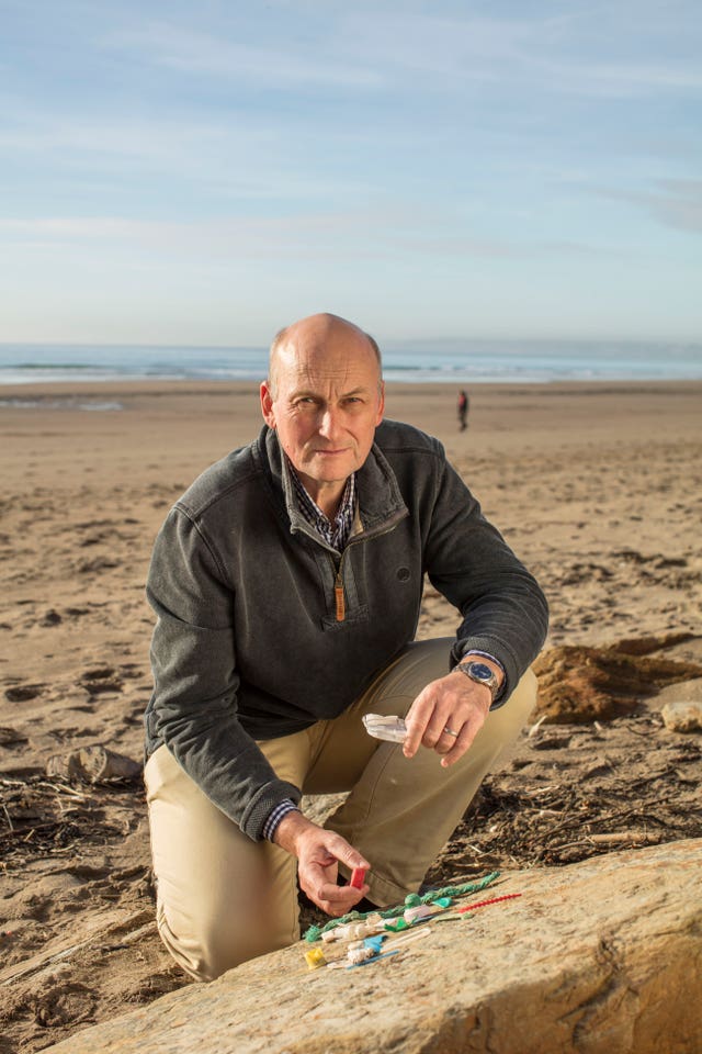 Professor Richard Thompson, head of the international marine litter research unit at the University of Plymouth