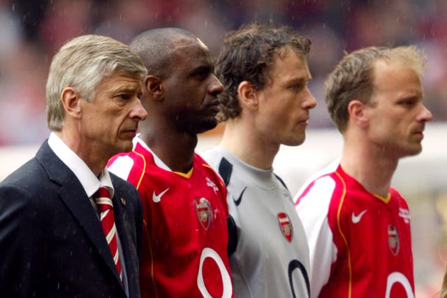 Patrick Vieira was a driving force in Wenger's successful team (Mike Egerton/EMPICS Sport)