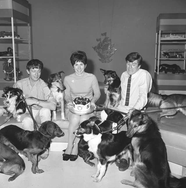 Blue Peter presenters Peter Purves, Valerie Singleton and John Noakes (Image: PA)