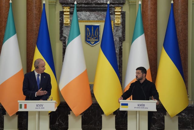 Taoiseach Micheal Martin visit to Ukraine