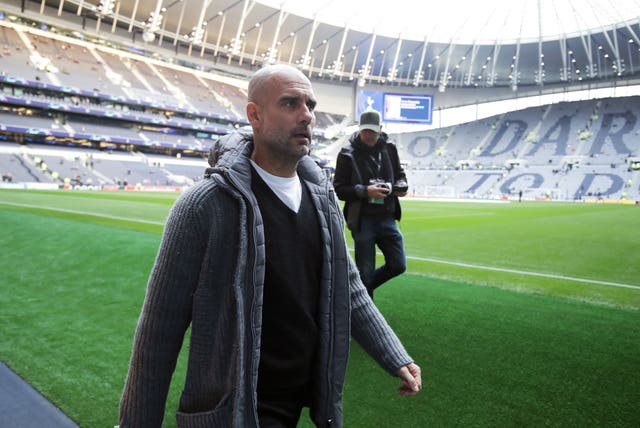 Manchester City manager Pep Guardiola did not enjoy his first trip to Tottenham's new stadium 