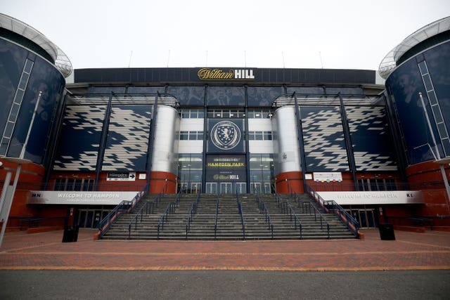 Daily meetings have been held at Hampden over the health crisis