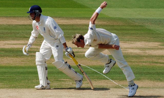 Australia fast bowler Brett Lee bowls a delivery