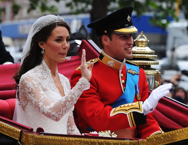  The Duke and Duchess of Cambridge invited a large number of politicians and dignitaries to their 2011 wedding. (Jasper Juinen/PA Wire)