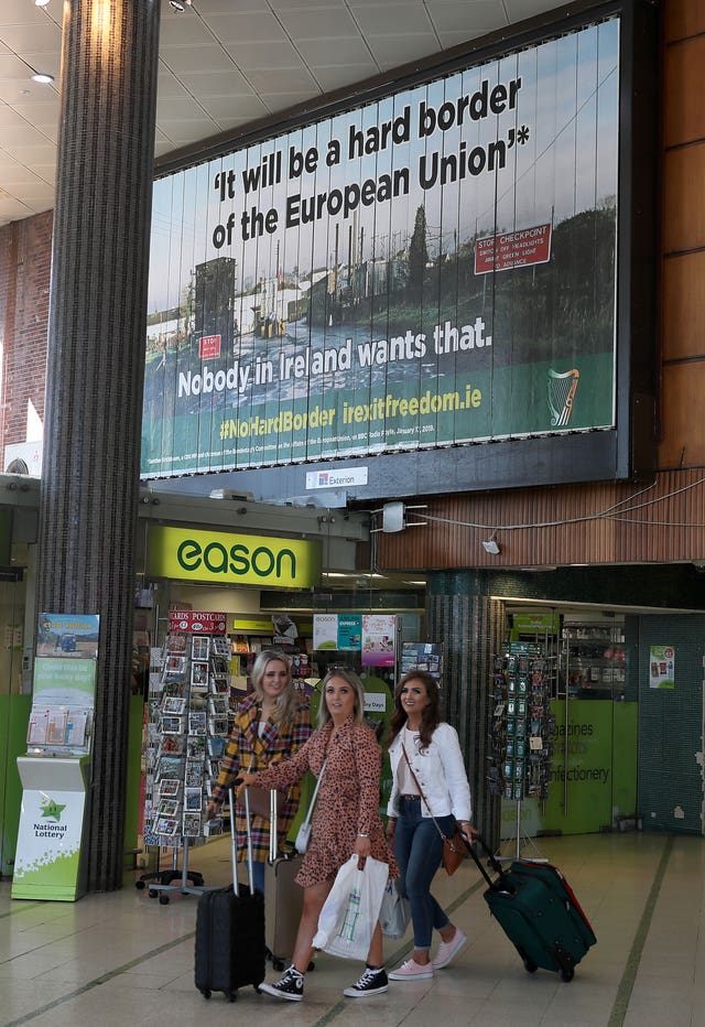 A group called The Irish Freedom Party launched a billboard campaign across Ireland