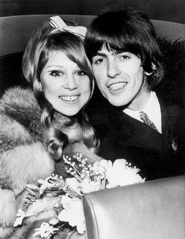George Harrison and Patti Boyd (PA)