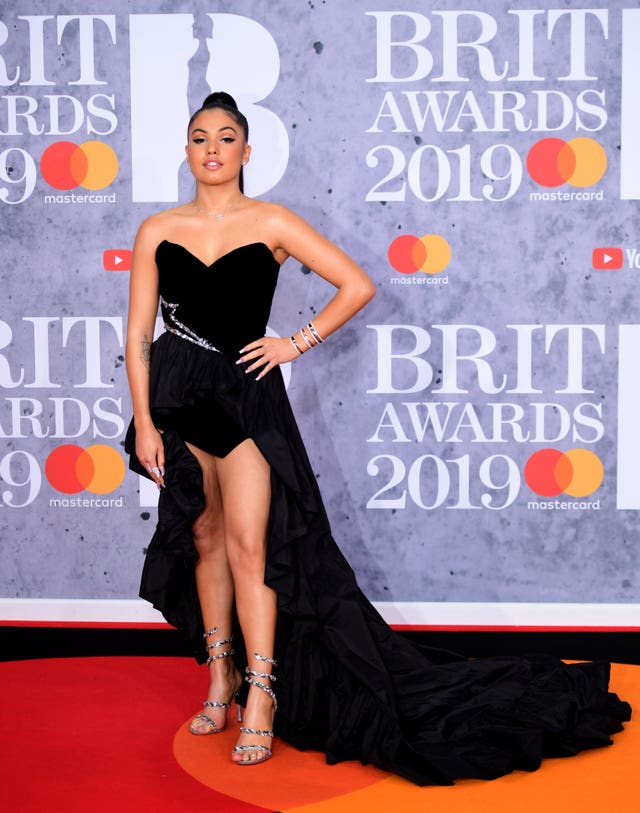 Mabel at the Brit Awards