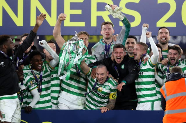 Celtic celebrate another trophy 