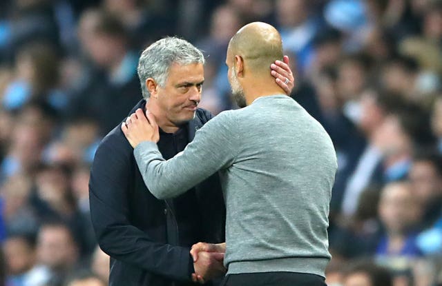 Pep Guardiola says Jose Mourinho is right to say 'you can't buy class' (Nick Potts/PA).
