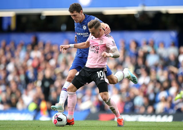 James Maddison, right, was in fine form at Stamfiord Bridge