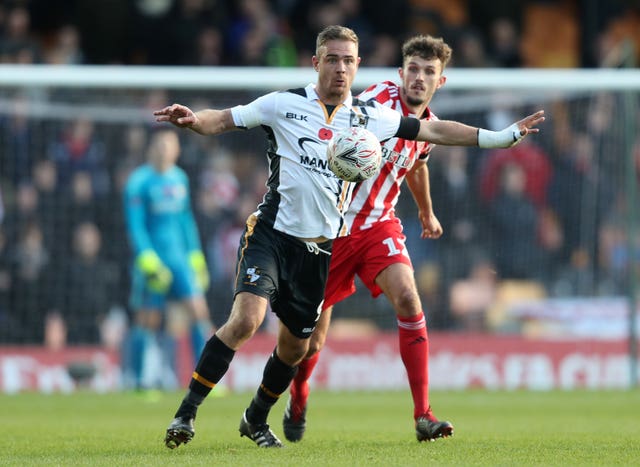 Tom Pope, left, has criticised John Stones' defending 