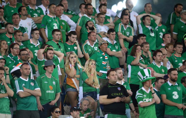 Irish football fans
