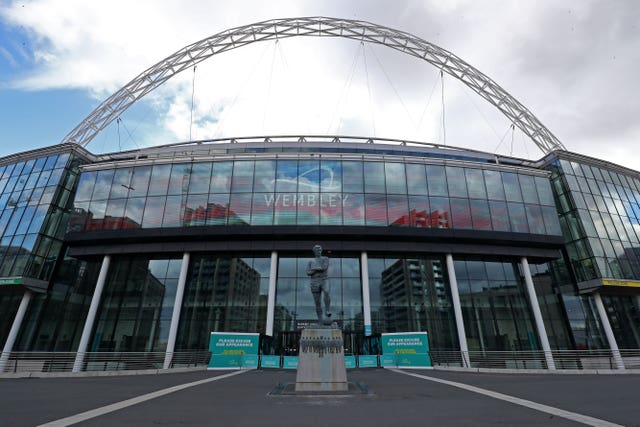 Wembley hosts the Euro 2020 final in July
