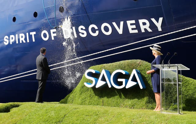 The Duchess of Cornwall names new cruise ship