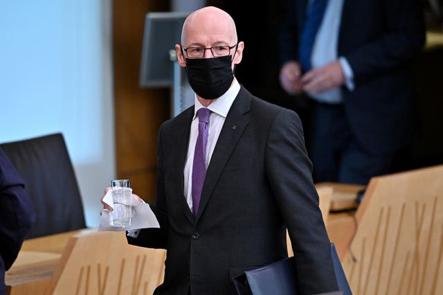 Deputy First Minister John Swinney