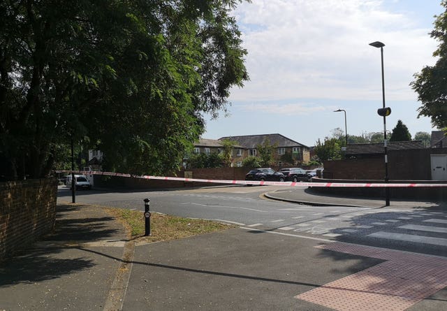 The scene in Southall