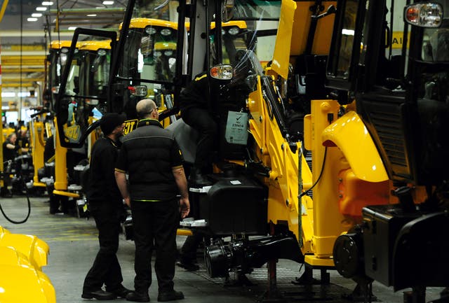 Inside JCB factory