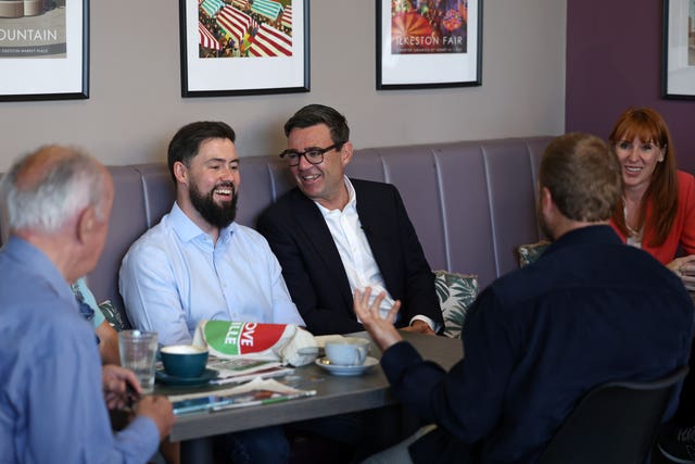 Andy Burnham visit to Derbyshire